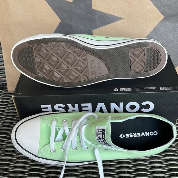 Converse CTAS OX VAPOR GREEN/WHITE/ MENS - Picture 4 of 16